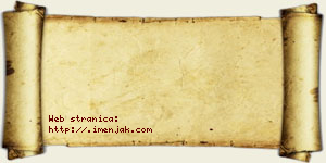 Tijana Košarović vizit kartica